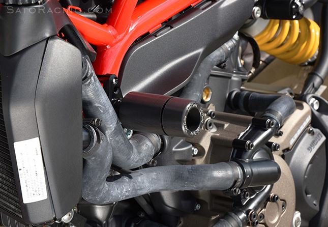Sato Racing Frame Sliders for 2014-2015 Ducati Monster 821/1200 [H-M1214FS-BK]