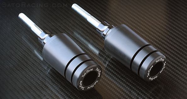 Sato Racing Frame Slider Kits For 2010-2015 Kawasaki Z1000 [K-Z1010FS-BK]