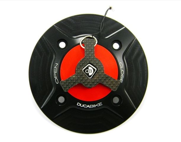 DucaBike TSB04D Gas Fuel Cap for Ducati 899/959/1199/1299/V4 Panigale, Streetfighter 848/1098, Scrambler, XDiavel