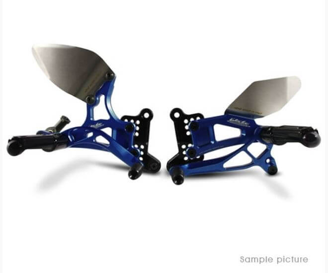 Valter Moto Adjustable Rearsets Type 2.5 '14-'18 Yamaha MT-07 / FZ-07 / XSR700