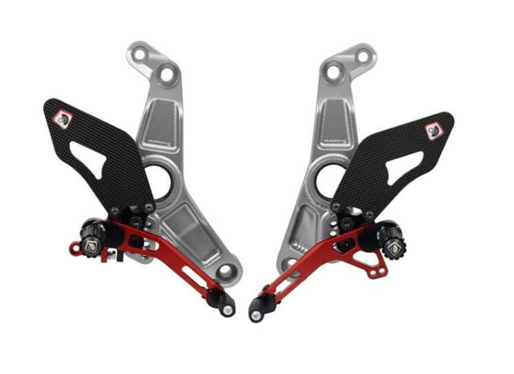 Ducabike Adjustable Rearsets 2017+ Ducati Monster 1200/S, 2018+ Monster 821 & Supersport