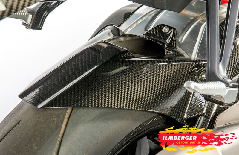 ILMBERGER Rear Hugger w/Chain Guard for '10-'16 BMW S1000RR/HP4, '14-'16 S1000R