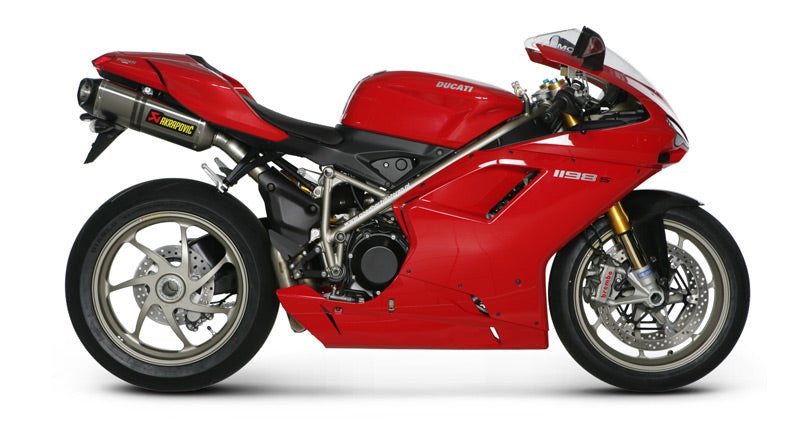 Akrapovic Slip-On Line (Carbon) Open Exhaust System 2009-2011 Ducati 1198 / S