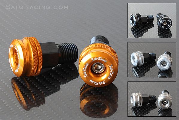 Sato Racing Short-Style Barends For Yamaha YZF-R125 '08-, MT-01 ('05+), FZ1 ('06+), FZ6 ('04-'07) FZ07 ('14+) FZ09 ('14+) XJ-6