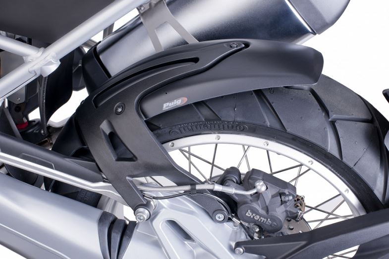 Puig Type S Rear Hugger for 2013-2015 BMW R1200GS - Matte Black [6352J]