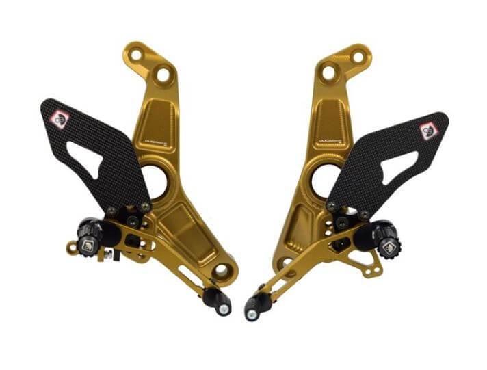 Ducabike Adjustable Rearsets 2017+ Ducati Monster 1200/S, 2018+ Monster 821 & Supersport