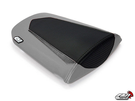 LuiMoto Tribal Blade Seat Cover 07-12 Honda CBR600RR - Cf Black/Sp Silver