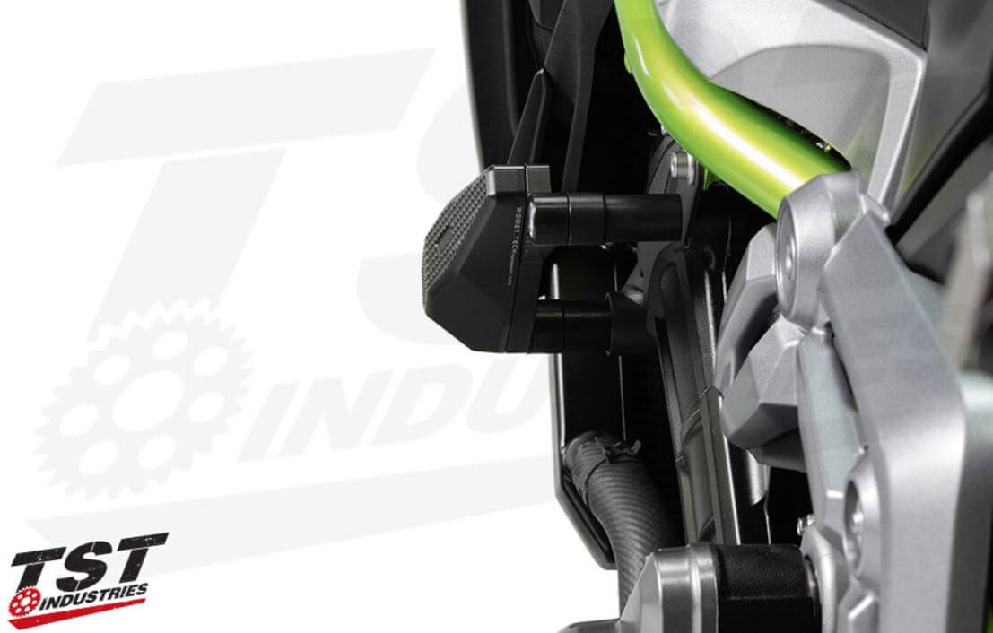 Womet-Tech EVOS Edition Frame Sliders 17-24 Kawasaki Z900, 18-25 Z900 RS