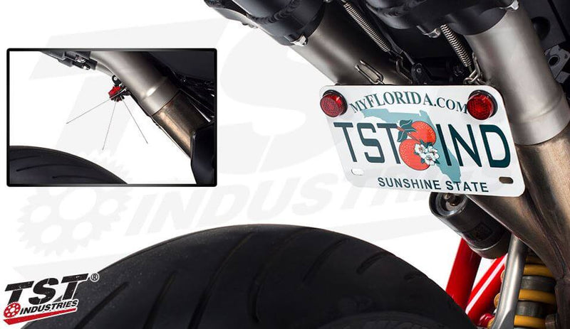 TST Industries Adjustable Fender Eliminator For '08-'11 Ducati 848 / 1098 / 1198