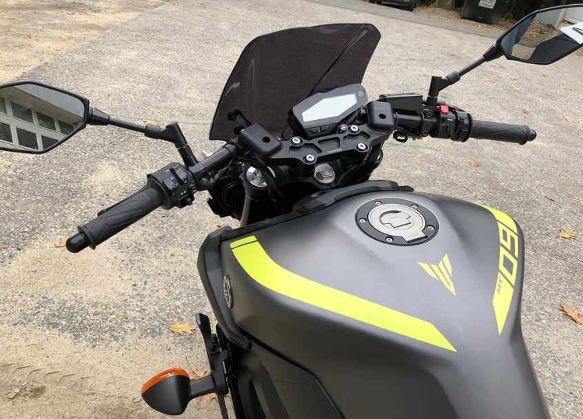 Woodcraft 35mm Eccentric Adjustable Clip-On Adapter Plate Riser Set 18-24 Yamaha MT-09