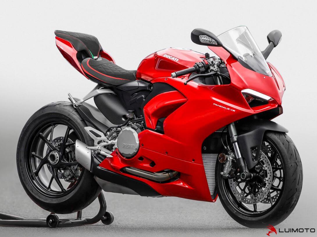 LuiMoto Diamond Sport Seat Cover '20-'21 DUCATI PANIGALE V2| Passenger