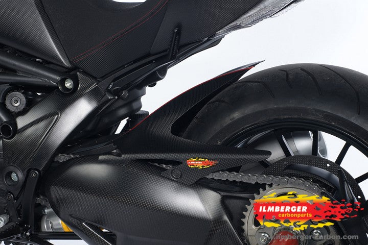 ILMBERGER Carbon Fiber Rear Hugger 2011-2012 Ducati Diavel