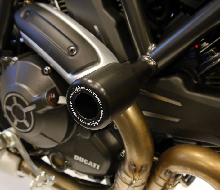 Evotech Performance Crash Protection / Frame Sliders for 2015+ Ducati Scrambler 803