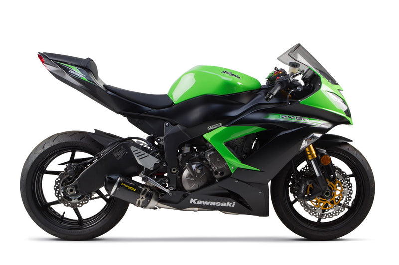 Two Brothers Racing S1R Carbon Full Exhaust '09-'23 Kawasaki ZX-6R 