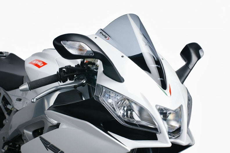 Puig Z Racing Windscreen for 2009-2013 Aprilia RSV4, 2011-2013 RS125 - Smoke
