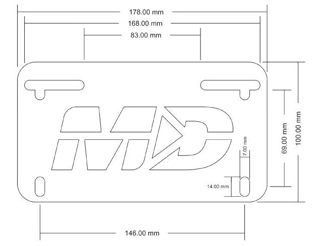Motodynamic Fender Eliminator for 2013-2017 Kawasaki Ninja 300