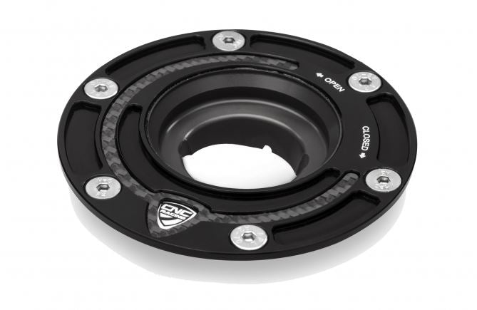 CNC Racing Fuel Tank Cap Flange Carbon