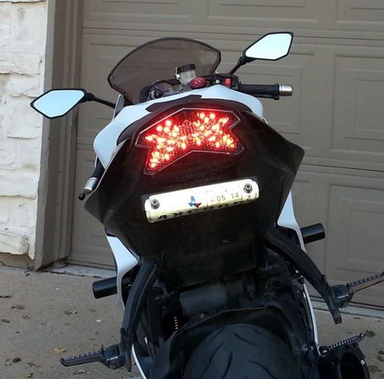 Custom LED Blaster-X Integrated LED Tail Light 13-18 Kawasaki ZX6R