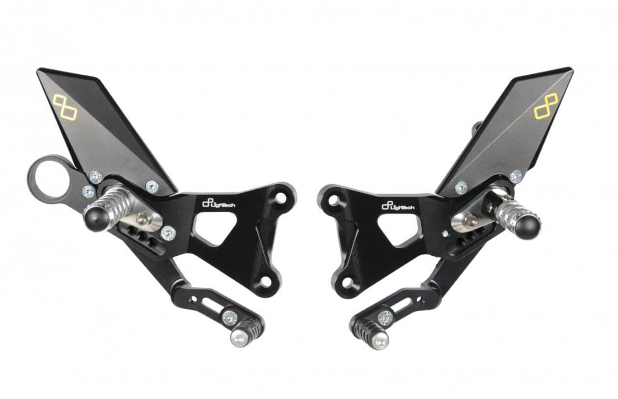 LighTech Track System Rearsets '09-'14 BMW S1000RR, '14-'16 S1000R | Standard Shift