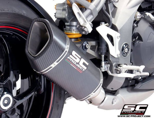 SC Project SC1-R Slip-on Exhausts '18-'20 Triumph Speed Triple 1050/S/RS