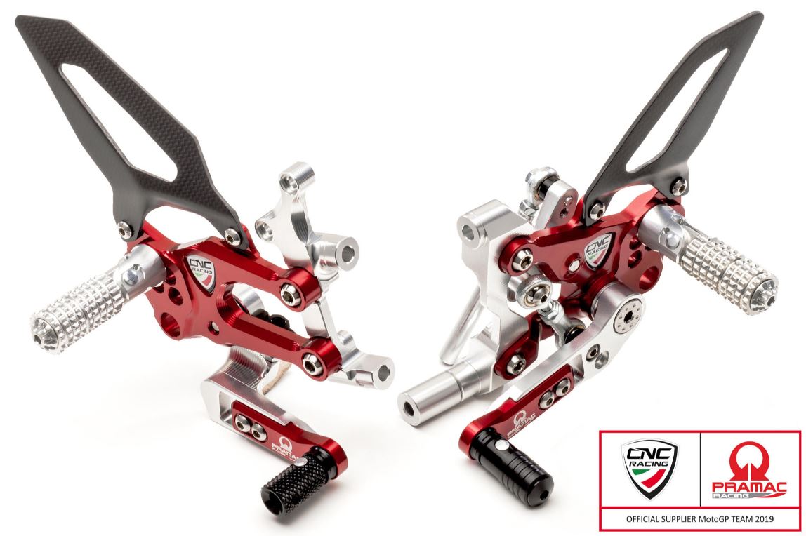 CNC Racing Pramac Racing RSP Adjustable Rearsets - Ducati Panigale 899/959/1199/1299/V2