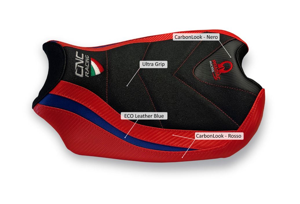 CNC Racing Pramac Racing Limited Edition Seat Cover - Ducati Panigale V2