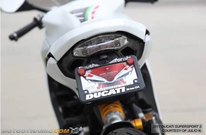 Motodynamic Fender Eliminator '17-'22 Ducati SuperSport, '17-'21 Monster 1200, '18-'21 Monster 821