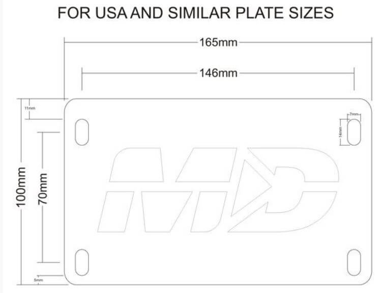 Motodynamic Fender Eliminator '19-'23 Yamaha R3