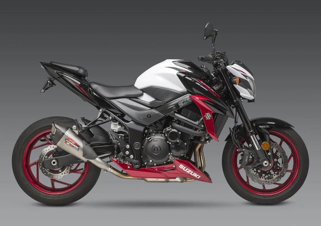 Yoshimura AT2 Stainless Slip-On Exhaust '17-'20 Suzuki GSX-S750/Z