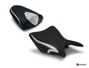 LuiMoto Tribal Blade Seat Cover for 2011-2013 Honda CBR250R - Cf Black/Silver