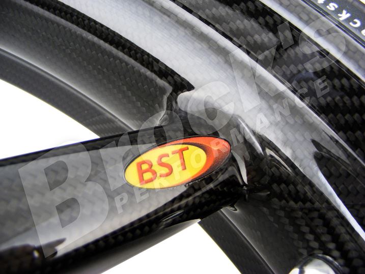 BST 3.5" x "17 Carbon Fiber Front Wheel for '14-'15 Ducati Monster 1200, '13-'14 Hyperstrada/Hypermotard/SP