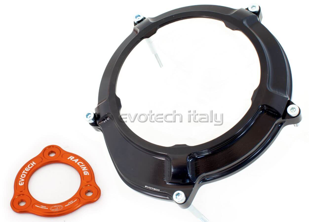 KTM 1290 SUPER DUKE R EVOTECH クラッチカバー Shop Evotech Italy Clear Clutch Cover & Pressure Plate for KTM