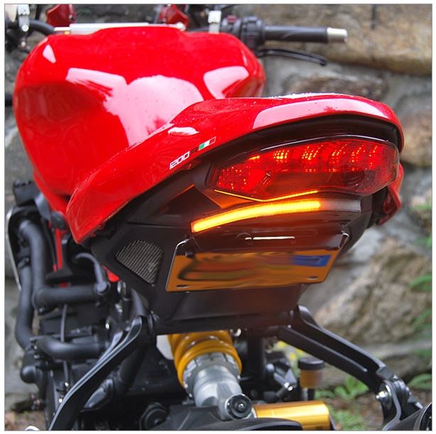 New Rage Cycles Tucked In Fender Eliminator Kit for 2016+ Ducati Monster 1200 R