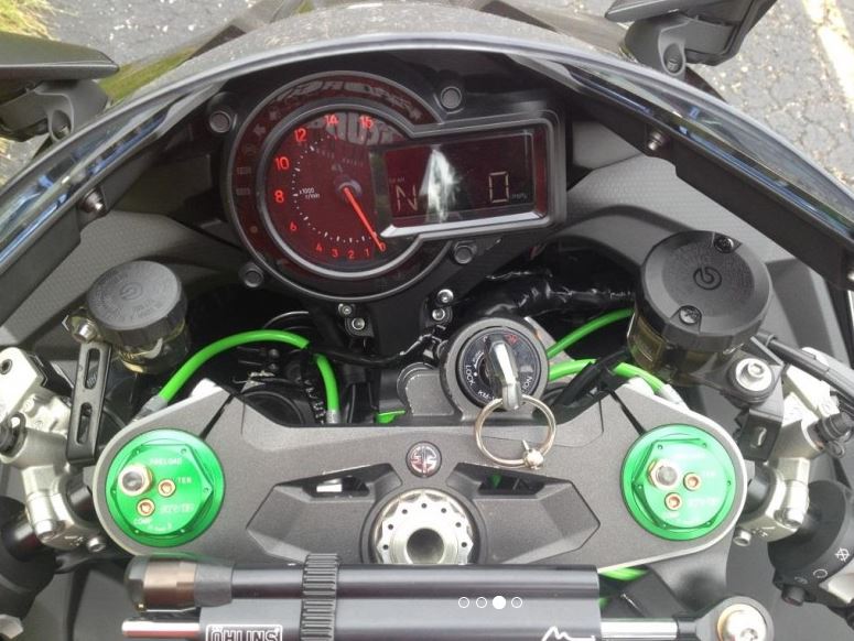 Spiegler Stainless Steel Brake Lines Kit for 2015-2016 Kawasaki H2 ABS [S-KA0400]