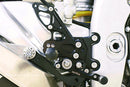 Sato Racing Adjustable Rearsets '09-'11 Aprilia RSV4 - Black