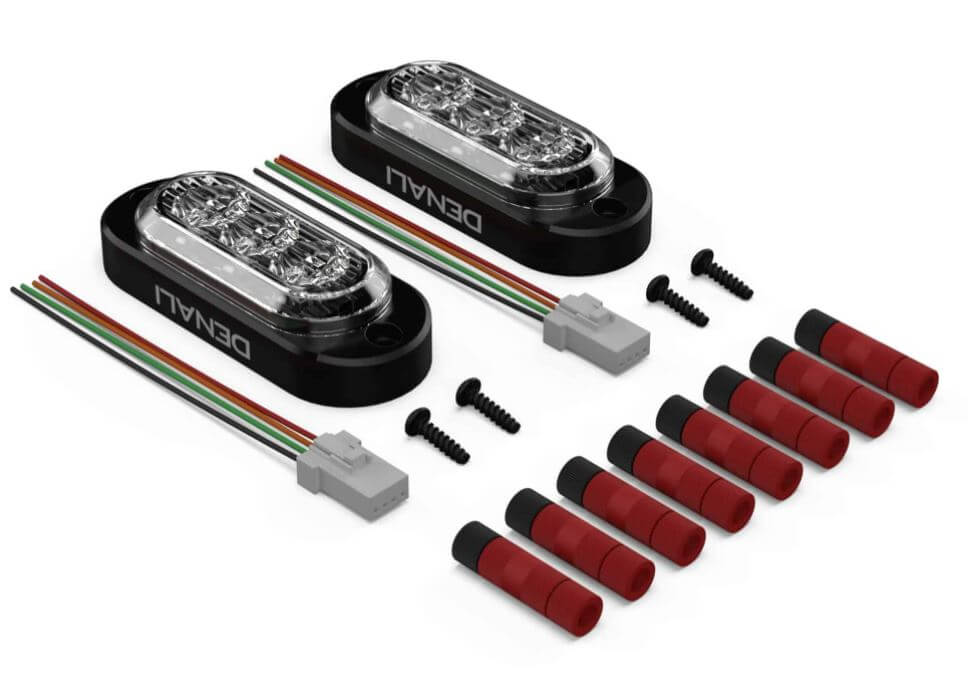 Denali T3 Modular Switchback Front Signal Pods (Adapter Required)