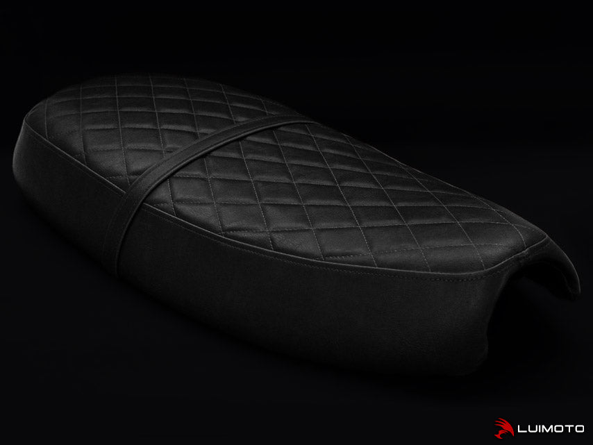 LuiMoto Vintage Seat Covers for Triumph Bonneville - Black