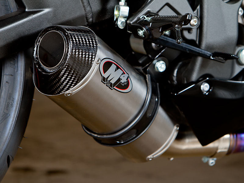 M4 Street Slayer Titanium Slip-on Exhaust System 2011-2015 Kawasaki ZX10R [KA9926]