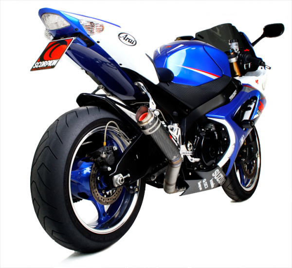 Scorpion RP-1 GP Slip-on Exhaust System 2007-2008 Suzuki GSXR 1000 - Carbon