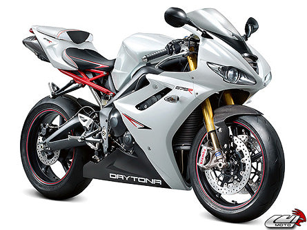 LuiMoto Team Triumph Seat Cover 2006-2012 Triumph Daytona 675/R - CF Black/Red/White