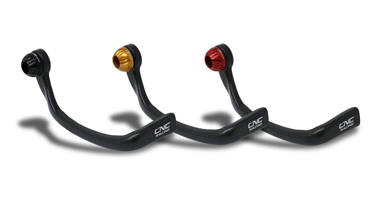CNC Racing Glossy Carbon Brake Lever Guard (Adapter Required)
