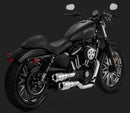 Vance & Hines Hi-Output Grenades 2-into-2 Chrome Full Exhaust Systems 2004-2015 Harley Davidson Sportster