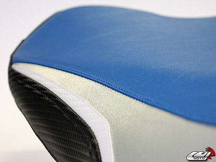 LuiMoto Team Suzuki Seat Cover 2009-2014 Suzuki GSXR 1000 - Blue/Silver