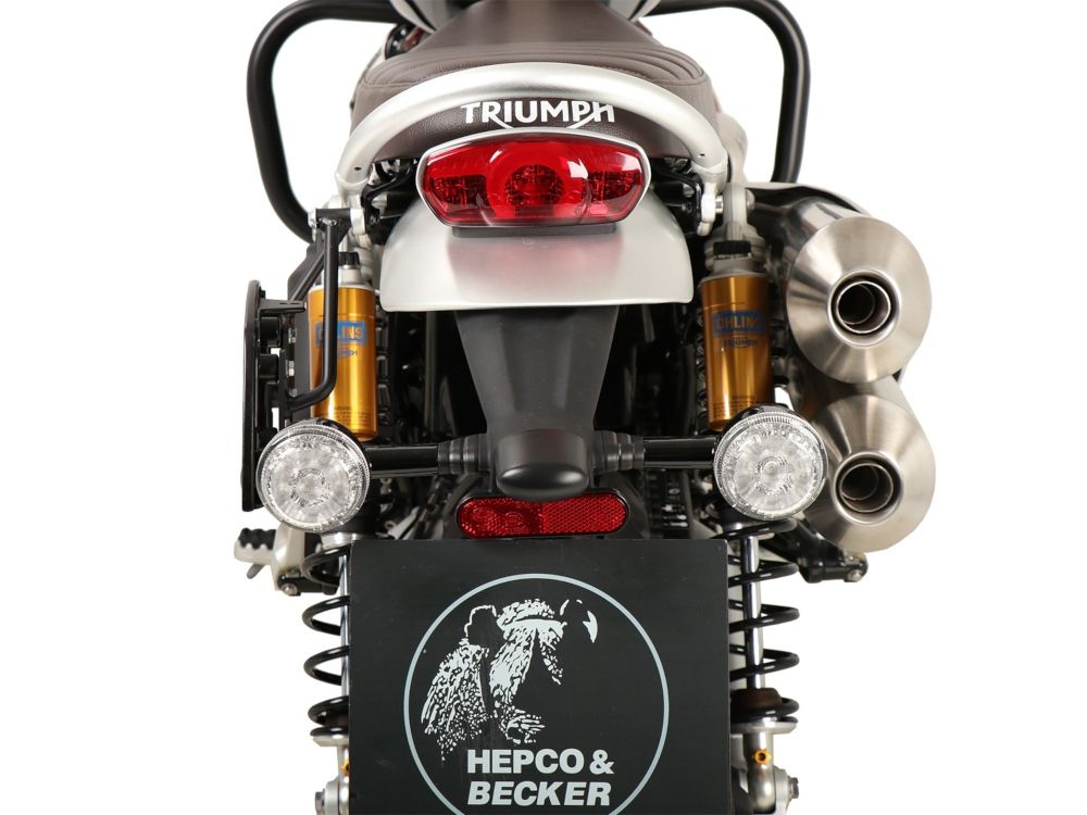 Hepco & Becker Black Left Side Only C-Bow Carrier for 2019- Triumph Scrambler 1200
