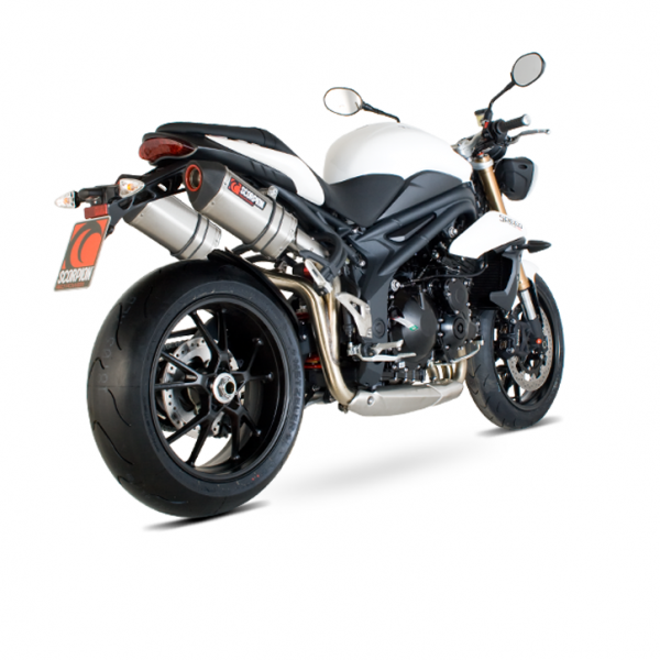 Scorpion Serket Parallel Slip-on Exhaust System '11-'15 Triumph Speed Triple/R