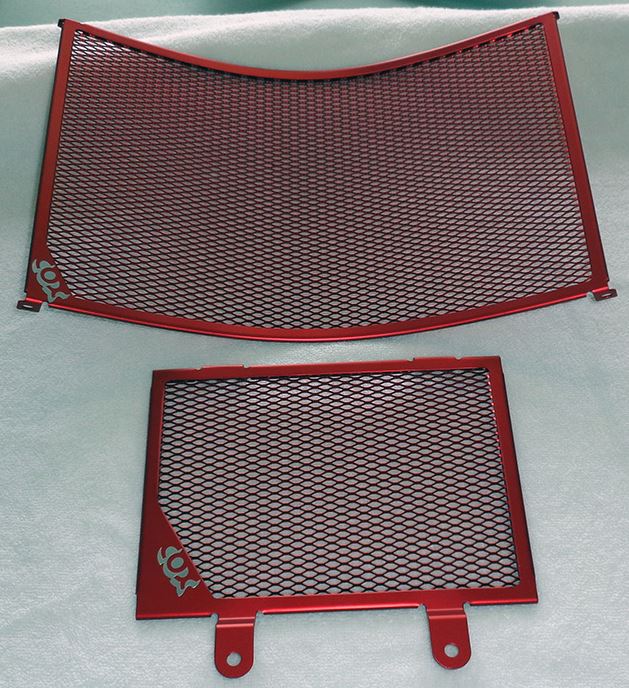 Cox Racing Radiator + Oil Cooler Guard for '15-'21 Yamaha R1/R1M