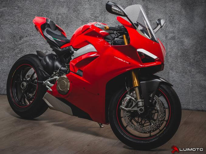 LuiMoto Ducati PANIGALE V4/V4R Seat Cover '18-'21 Corsa | Rider