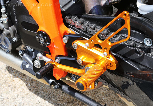Sato Racing Adjustable Rearsets for 2014-2017 KTM 1290 Super Duke R