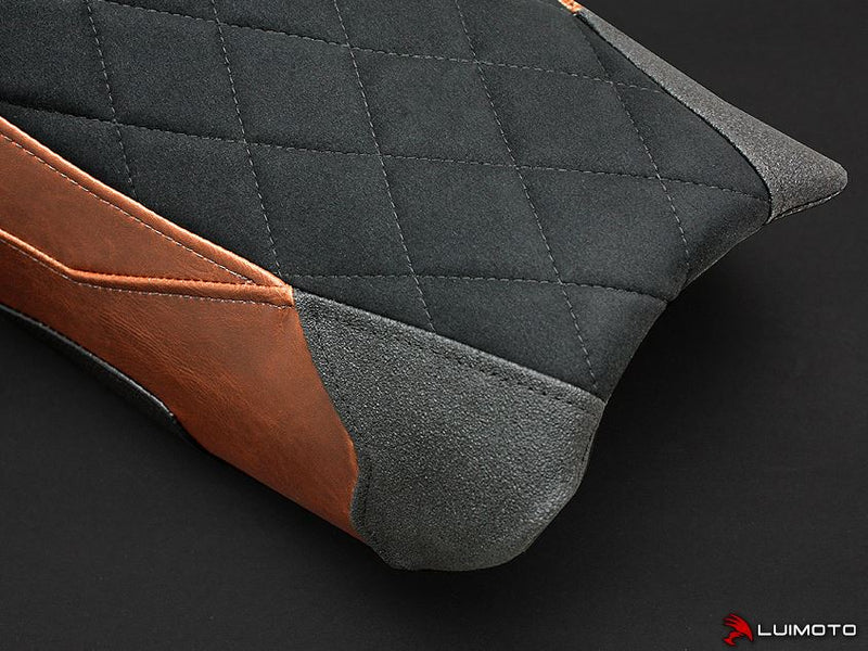 Luimoto Military X Seat Covers '15-'20 Ducati Scrambler - Black/Black