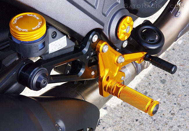 Sato Racing Adjustable Rearsets Ducati Diavel